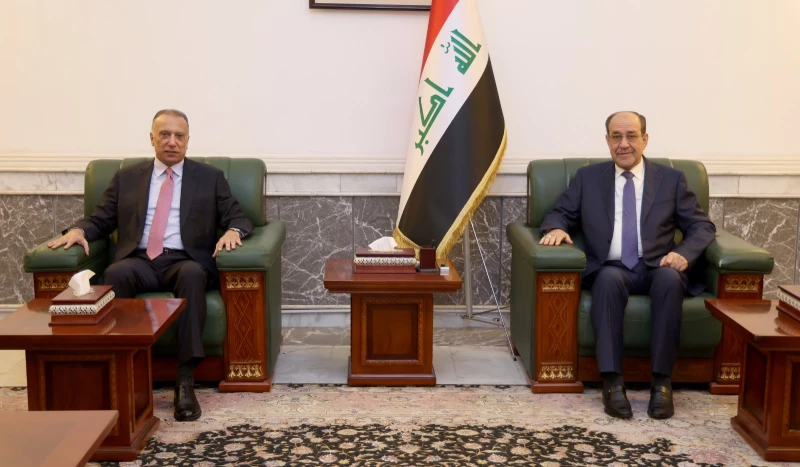 المالكي يستقبل مصطفى الكاظمي للحديث عن "تحديات المرحلة المقبلة"