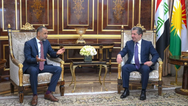 مسرور بارزاني يبحث مع السفير البريطاني "الانتخابات" و"قانون النفط والغاز" 