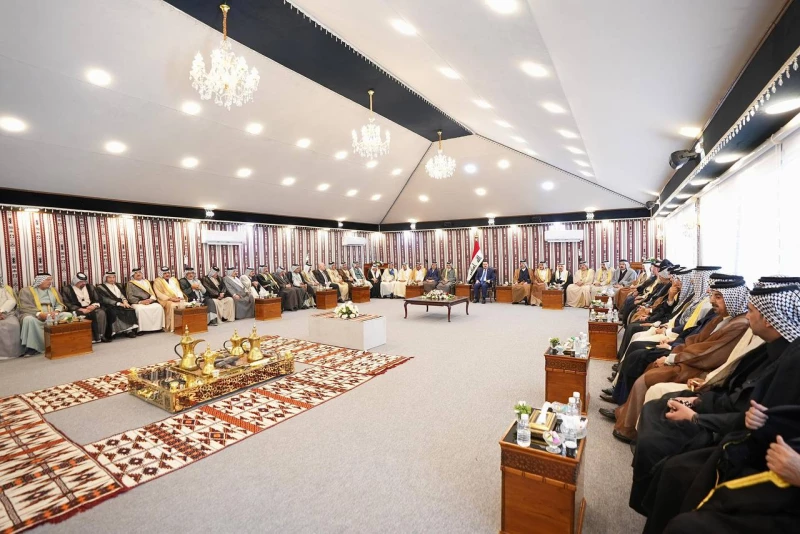 السوداني يتحدث لشيوخ عشائر عن حكومته و"تحديات المرحلة"