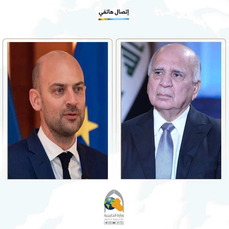 وزير خارجية العراق يبحث مع نظيره الفرنسي "تطورات المنطقة بعد الحرب"