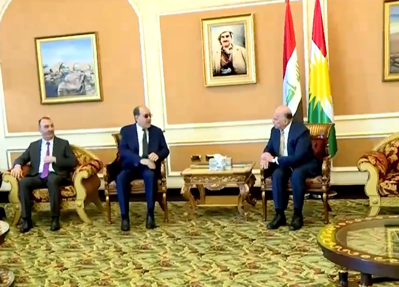 وصول المالكي على رأس وفد سياسي إلى أربيل