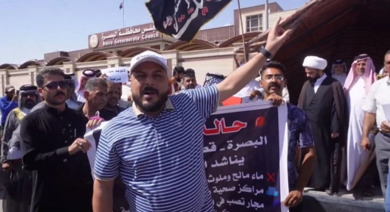 احتجاجات أبي الخصيب.. دعوى قضائية من رئيس مجلس البصرة ضد متظاهر بتهمة "الإساءة" والأخير يردّ