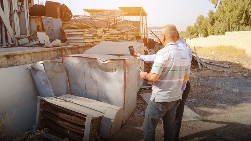 الرقابة النووية: ساحات الحديد في الجوسق خالية من التلوث الإشعاعي 