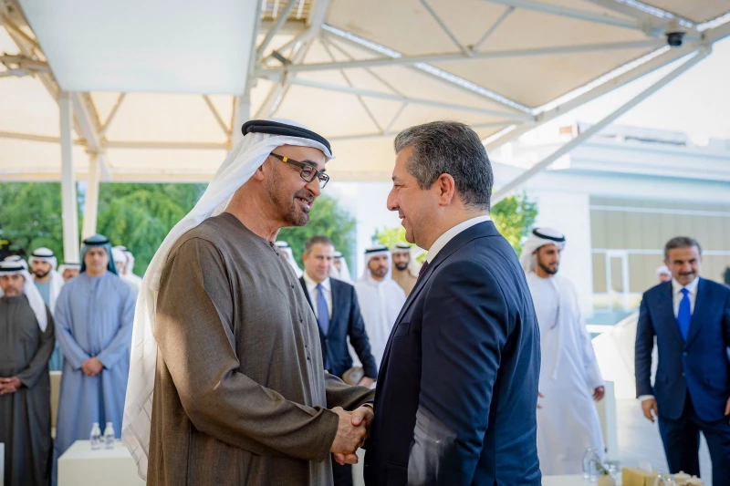 مسرور بارزاني يلتقي رئيس الإمارات.. و3 ملفات كانت على طاولة النقاش