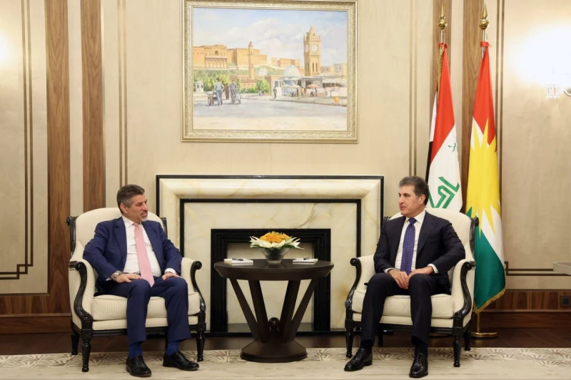 نيجيرفان بارزاني يثني على دور القائم بأعمال السفارة الأميركية في العراق