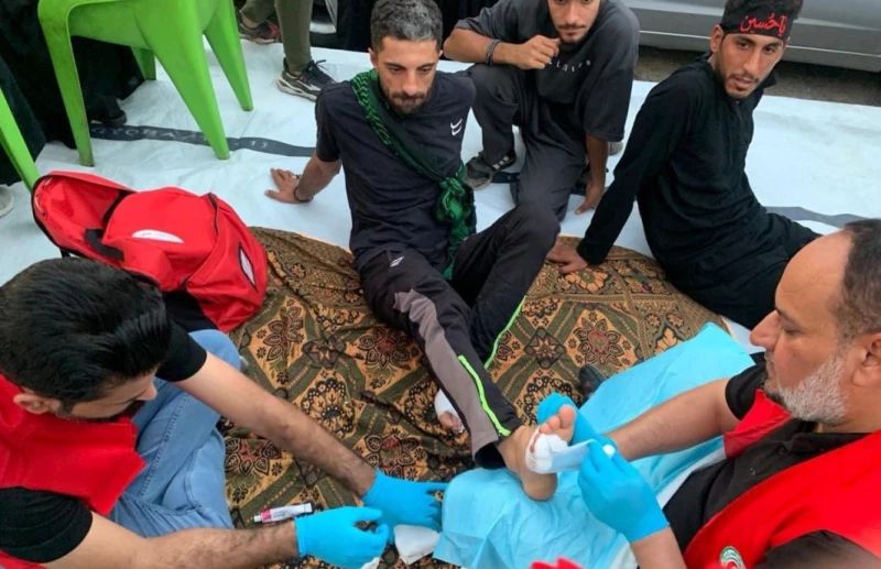 الهلال الأحمر: قدمنا خدمات لأكثر من مليوني زائر عراقي وأجنبي خلال زيارة الأربعين