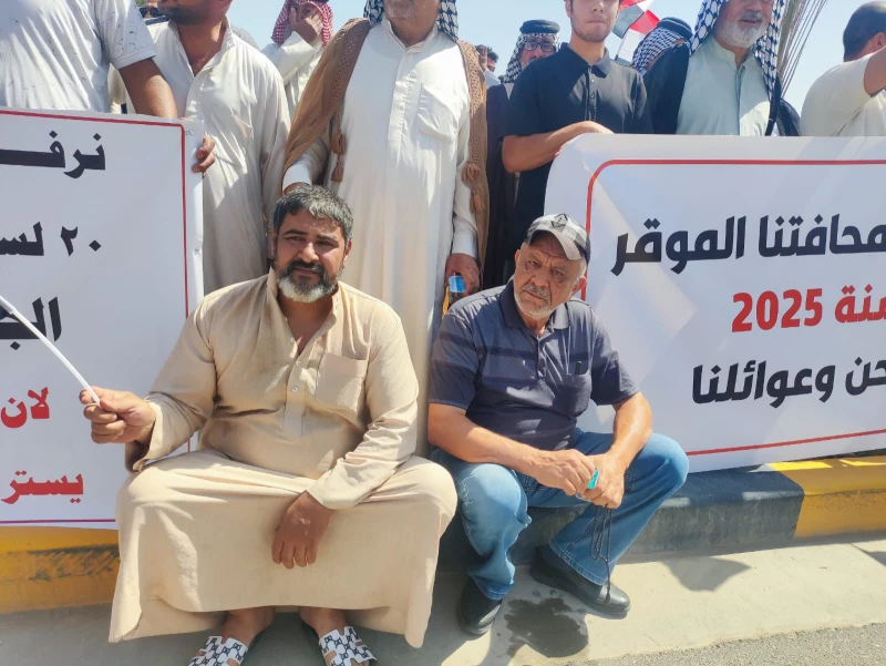 خاص| احتجاجات في البصرة ضد قرار حكومي "دون بدائل" يهدد آلاف العائلات