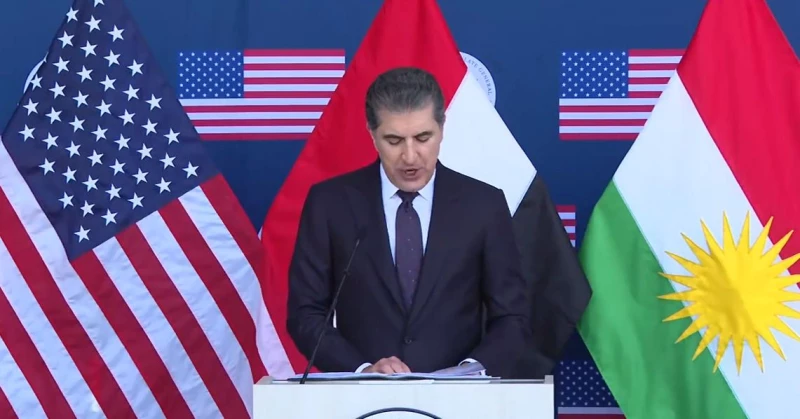نيجيرفان بارزاني: افتتاح القنصلية الأميركية في أربيل تأكيد لالتزام واشنطن بدعم أمن المنطقة