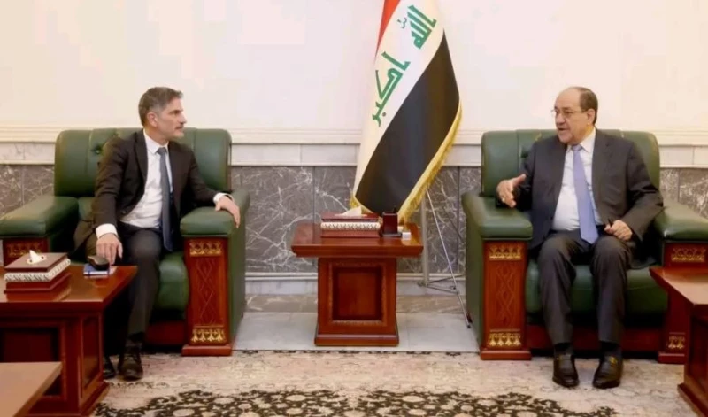 المالكي يناقش مع سفير الاتحاد الأوروبي تطورات الوضع الأمني وتشكيل الحكومة