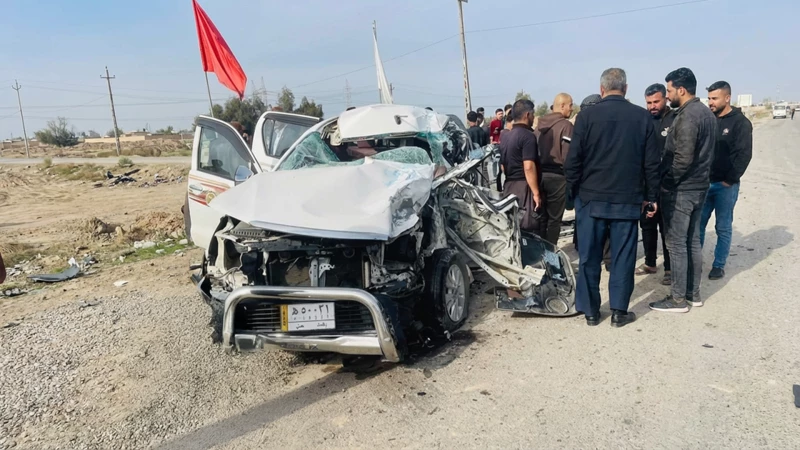 مصرع اثنين وإصابة ثالث بحادث عنيف في ديالى