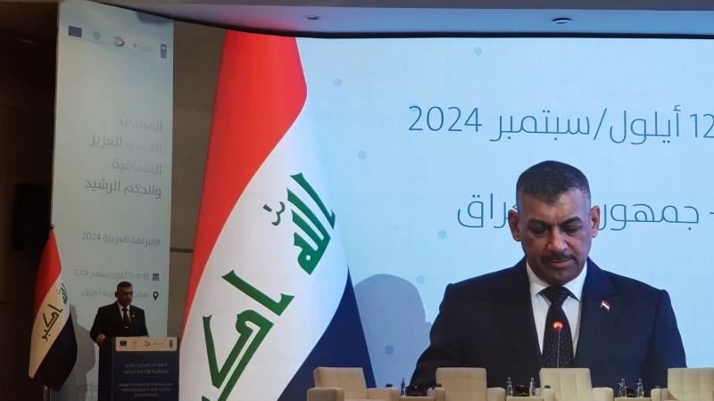 حنون يظهر من بغداد بعد "عاصفة أربيل" ويقول إن العراق تقدم 4 مراكز في مؤشر الشفافية الدولية