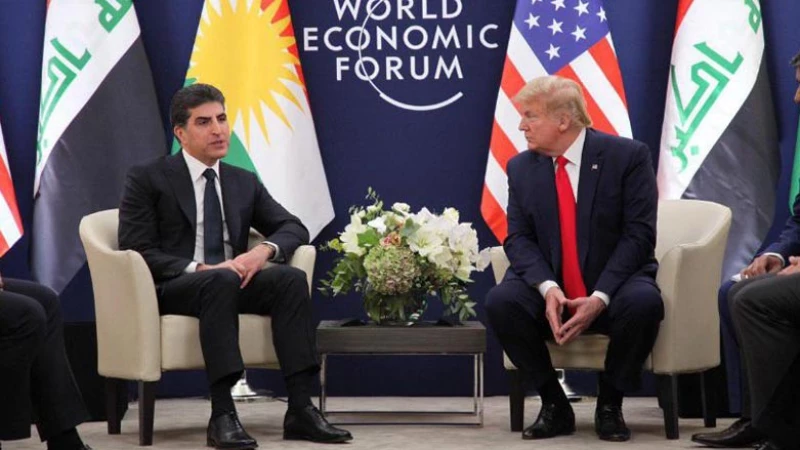 إنهاء الخلافات وإيقاف الحروب في الشرق الأوسط.. نيجيرفان بارزاني يتلقى رسالة من دونالد ترامب