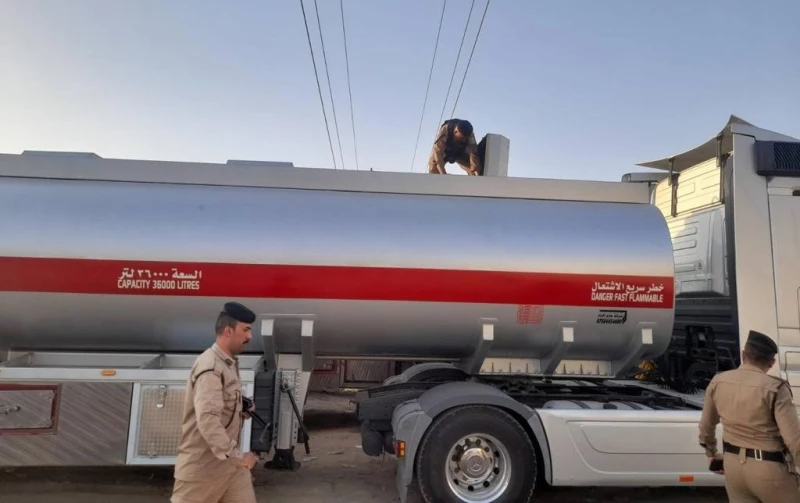 اعتقال مهربي مشتقات نفطية في نينوى 