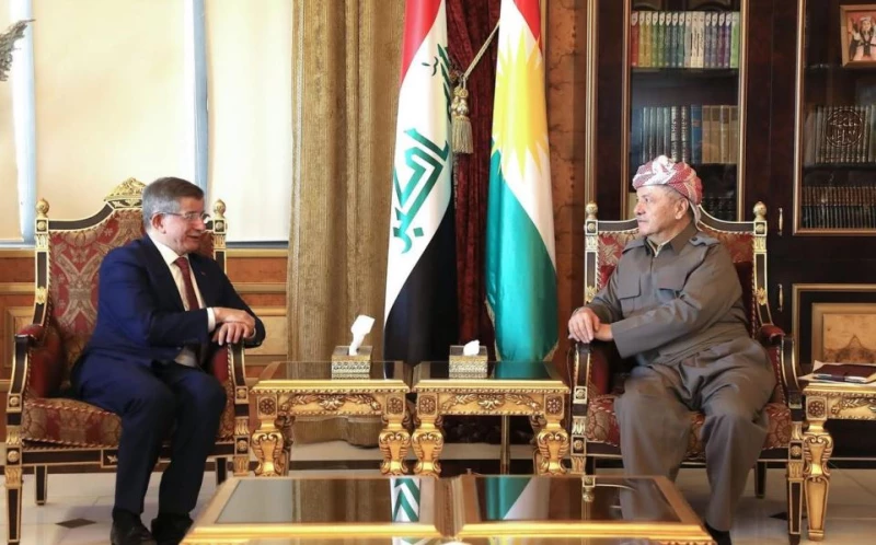 مباحثات "السلام" في تركيا.. مسعود بارزاني يستقبل رئيس الوزراء التركي الأسبق بأربيل