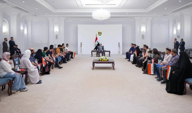 مكتبه: السوداني يستقبل المواطنين الذين أفرجت عنهم السعودية مؤخراً