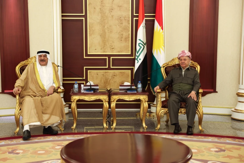 بارزاني لشيوخ ورؤساء عشائر بالأنبار وبغداد: لن تنجح العملية السياسية دون التزام بالدستور