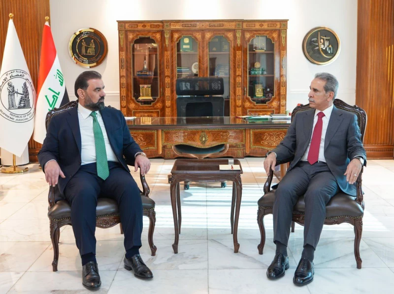 زيدان يبحث مع هيبت الحلبوسي "سبل تعزيز التعاون"