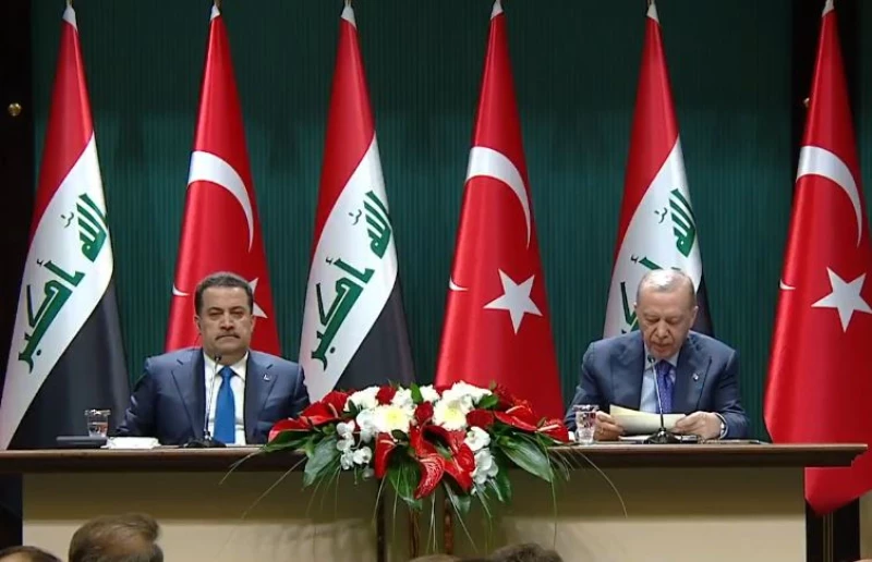 أردوغان: حُسن الجوار بين العراق وسوريا بالغ الأهمية.. نرغب في تسريع استئناف تصدير النفط عبر تركيا