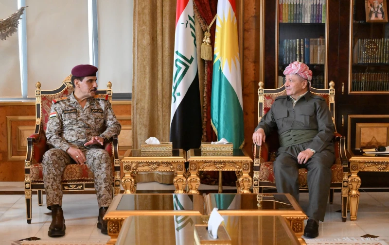 الرئيس بارزاني يبحث مع يار الله العلاقة العسكرية مع أميركا واحتمالية عودة داعش
