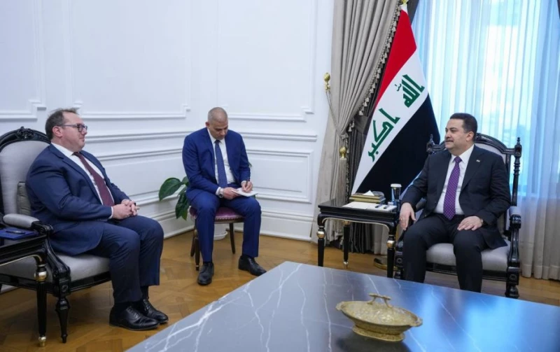 السوداني يبحث مع القائم بالأعمال الأميركي تغليب لغة الحوار في حل النزاعات 