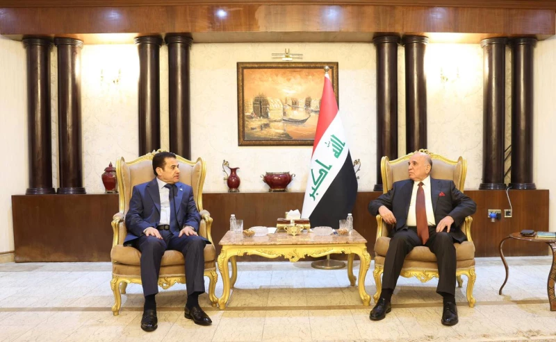 بحثا "توجهات الحكومة في الانفتاح على العالم".. قاسم الأعرجي يلتقي فؤاد حسين