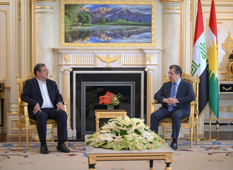 مسرور بارزاني يستقبل وفداً من إيران وحديث عن مساعدات كوردستان لـ"زوار العتبات"