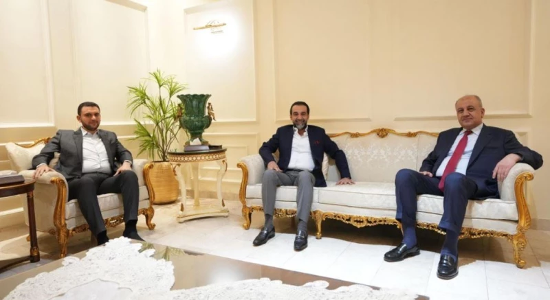 تبادلوا التهاني وأكّدوا على التعاون.. لقاء يجمع الحلبوسي وثابت العباسي وسرمد الخنجر