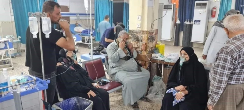 خاص| صحة ديالى تستقبل أكثر من 400 حالة اختناق جراء العاصفة الغبارية