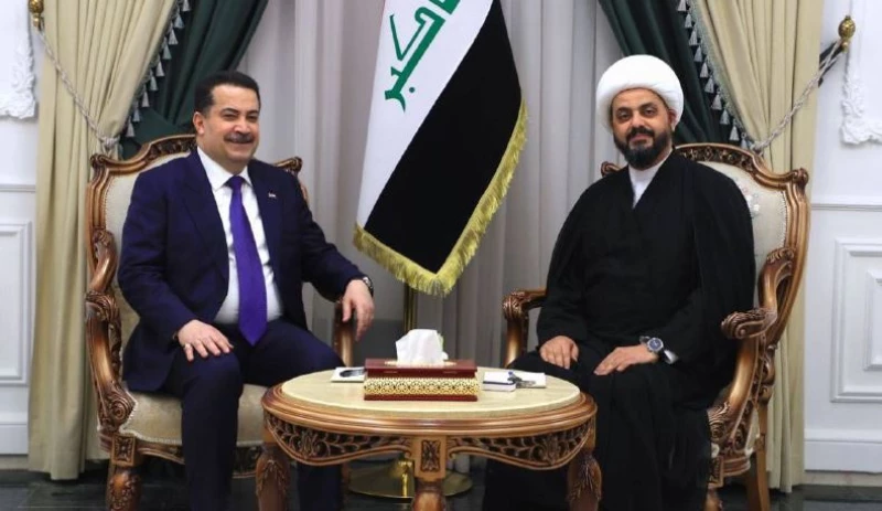 لقاء يجمع السوداني والخزعلي في مقرّ "العصائب" ببغداد.. مباحثات حول القمّة وملف التواجد التركي بالعراق