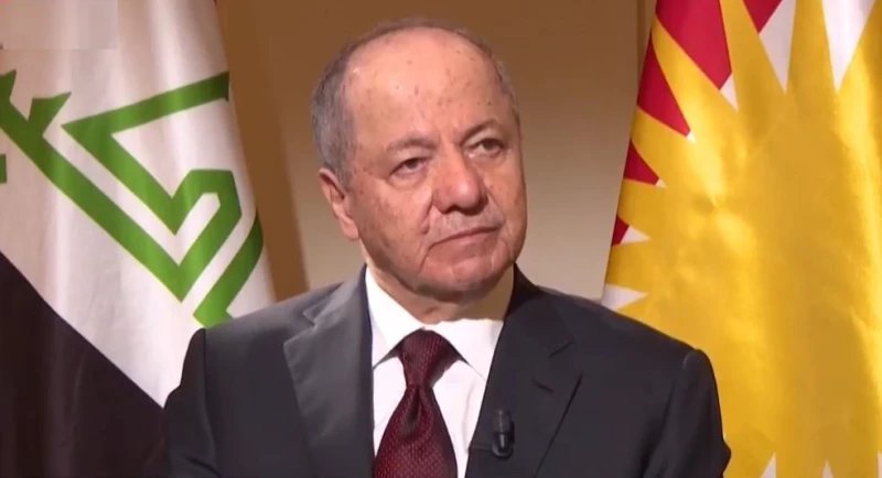 "داعش سيعود".. الرئيس بارزاني يتحدث عن اتهام الحشد بالهجمات على كوردستان ويحذّر من الانسحاب الأميركي