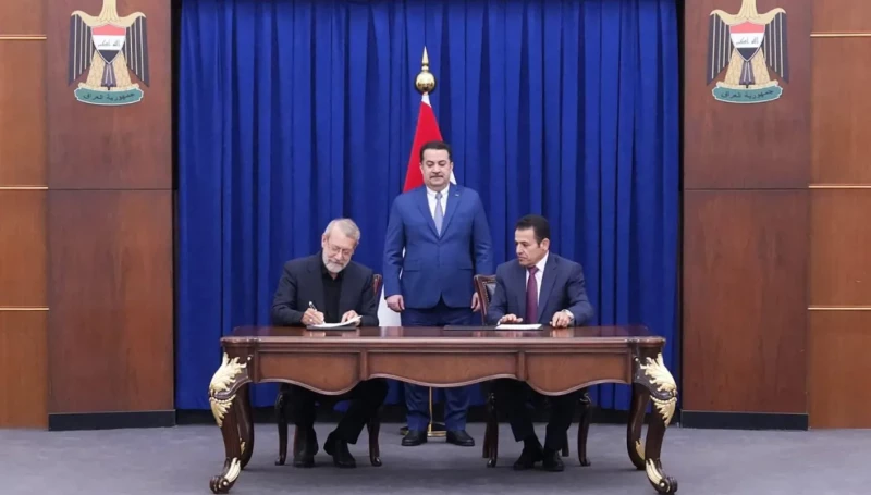 خاص| لاريجاني في بغداد.. محاولة لتخفيف التوتر بين الحكومة والفصائل و"توقيت خطر"