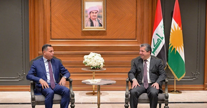 مسرور بارزاني يبحث مع حميد الشطري التنسيق الأمني والانتخابات المقبلة