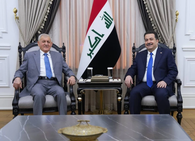 السوداني يبحث مع رشيد الأحداث في سوريا وتشكيل الحكومة