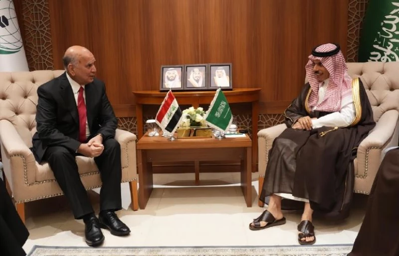 فؤاد حسين يسلّم بن فرحان رسالة بشأن المعتقلين العراقيين في سجون السعودية