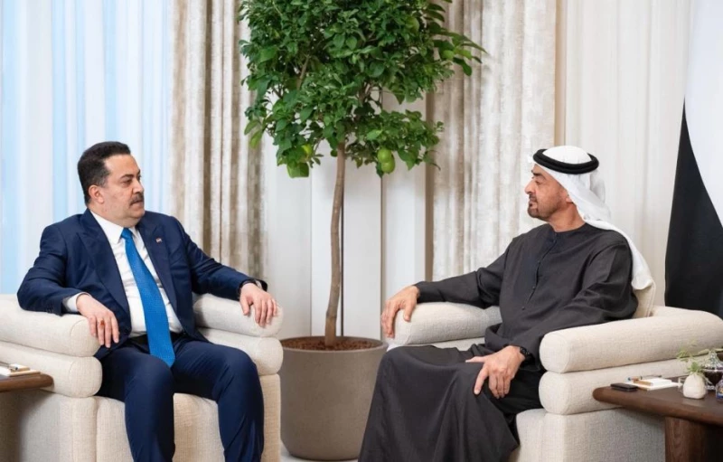السوداني يبحث مع رئيس الإمارات في أبو ظبي طريق التنمية والصراع والتصعيد بالمنطقة