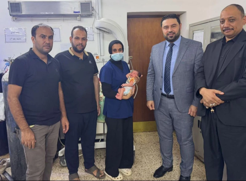 توضيح رسمي حول حادثة سرقة طفل من مستشفى الزهراء التعليمي في النجف