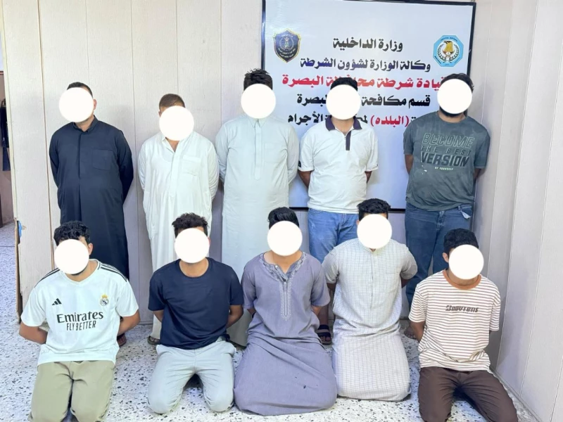 القبض على 10 أشخاص على خلفية مشاجرة مسلّحة في البصرة