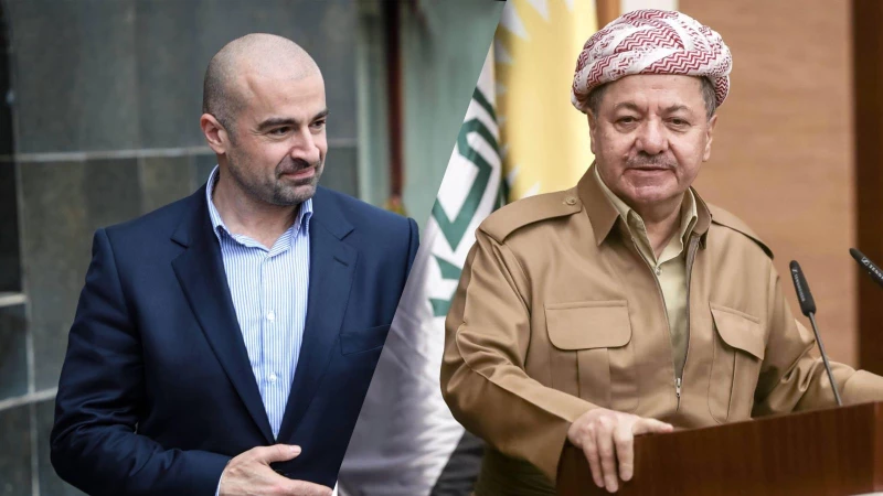 الرئيس بارزاني يجتمع مع بافل طالباني في مصيف صلاح الدين