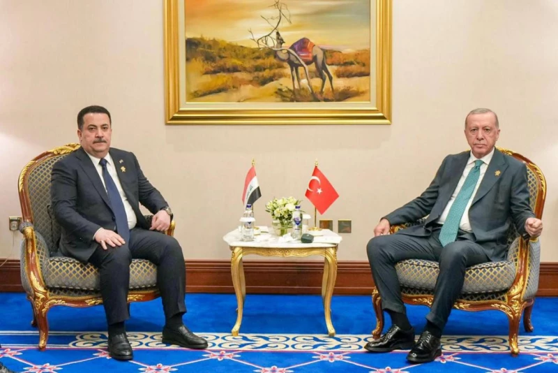 السوداني يلتقي أردوغان في الدوحة ويشكره "للتعاون" في أزمة المياه العراقية